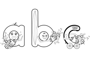 ABC Freedom Coloring Page