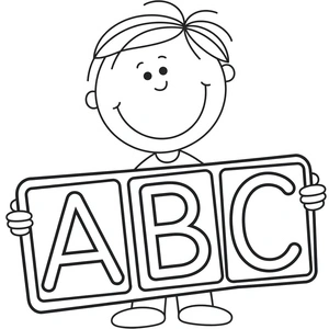 Printable ABC Coloring Page Coloring Page