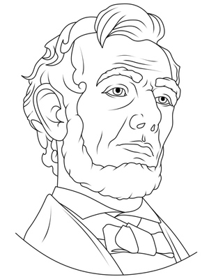 Face of Abraham Lincoln
