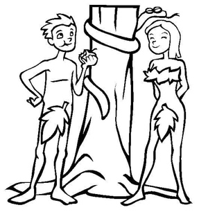 Adam and Eve covered themselves with leaves