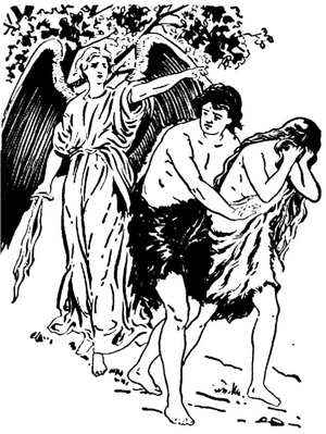 God expelled Adam and Eve from Paradise to make them farm the land.