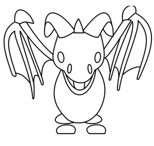 Frost Dragon - Adopt Me Coloring Page