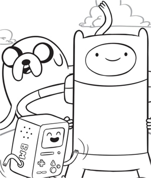 BMO, Finn, and Jake