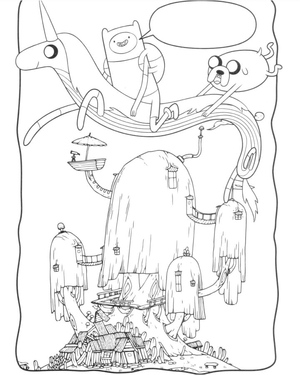 Finn, Jake, and Lady Rainicorn