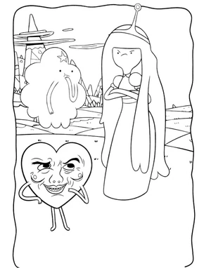 "Free Printable Adventure Time Coloring Page" Coloring Page