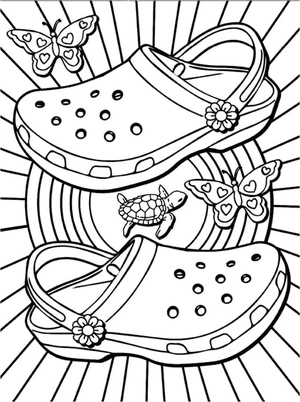 Aesthetic Summer Coloring Page