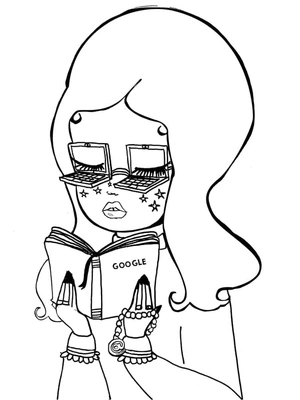 Artistic, Elegant, and Beautiful Coloring Page