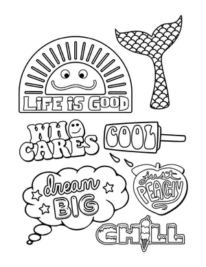 Beautiful Sketches Coloring Page