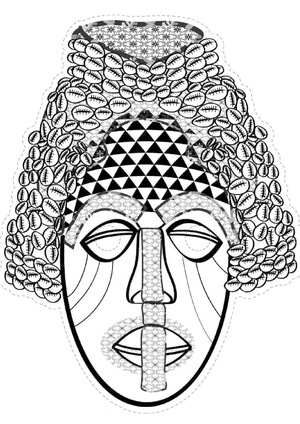 Imagery of an African Mask