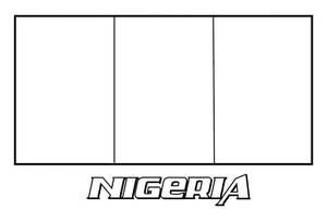 Nigerian Flag Coloring Page Coloring Page