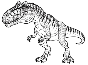 Allosaurus Dinosaur Realistically depicted