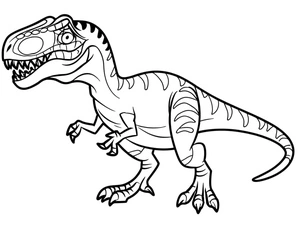 Printable Allosaurus Coloring Page Coloring Page