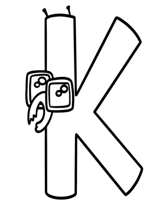 Alphabet Exploration Coloring Page