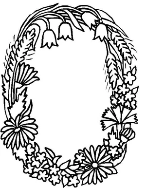 Flower Alphabet Letter O Coloring Page Coloring Page