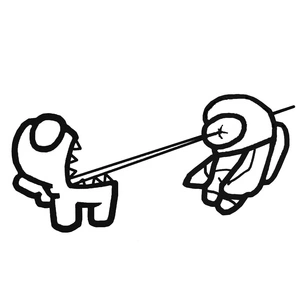 Among Us Murder Coloring Page