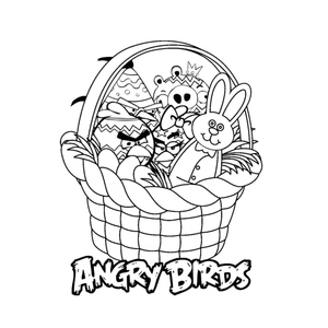 Easter-themed Angry Birds Basket