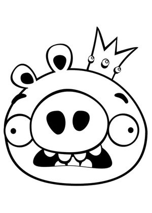 King Pig from Angry Birds