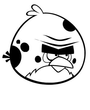Terrence from Angry Birds Coloring Page