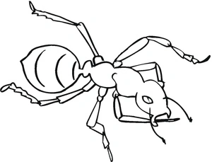 Ant Friend Coloring Page