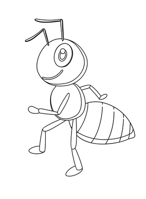 Happy Insect Strolling