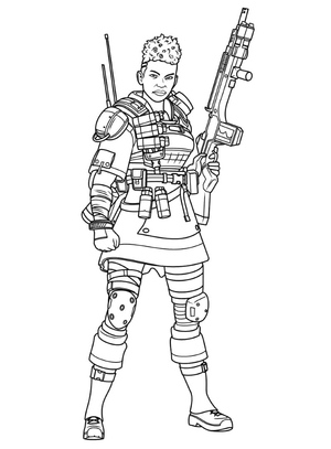 Bangalore from Apex Legends