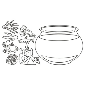 Free Aquarium Images Coloring Page