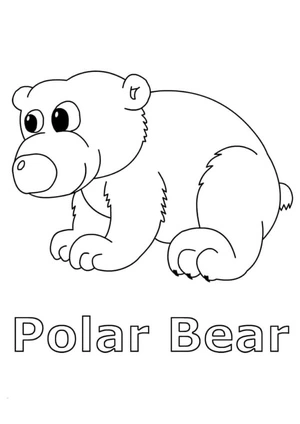 Polar Bear Coloring Page