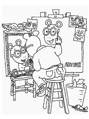 Arthur is Coloring Coloring Page