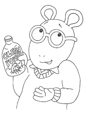 Arthur's Free Coloring Page Coloring Page