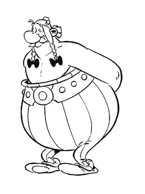 Adorable Large Gentleman Coloring Page