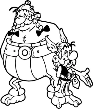 Courageous Warriors in Action Coloring Page