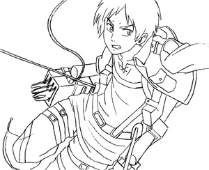 Eren Yeager from the Attack On Titan series