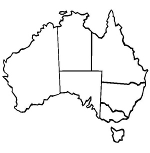 Map of Australia