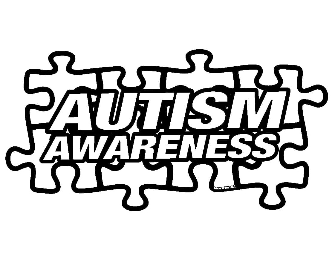 Free Autism Awareness Coloring Page