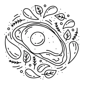 Free Avocado Coloring Page