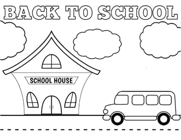 Back to School Coloring Page 16 Coloring Page