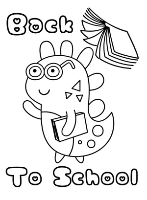 School Time Coloring Page Coloring Page