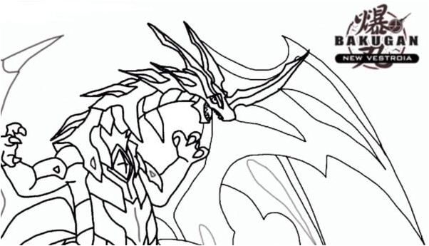 Colossal Dragonoid Coloring Page