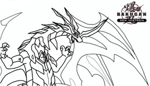 Colossal Dragonoid Coloring Page