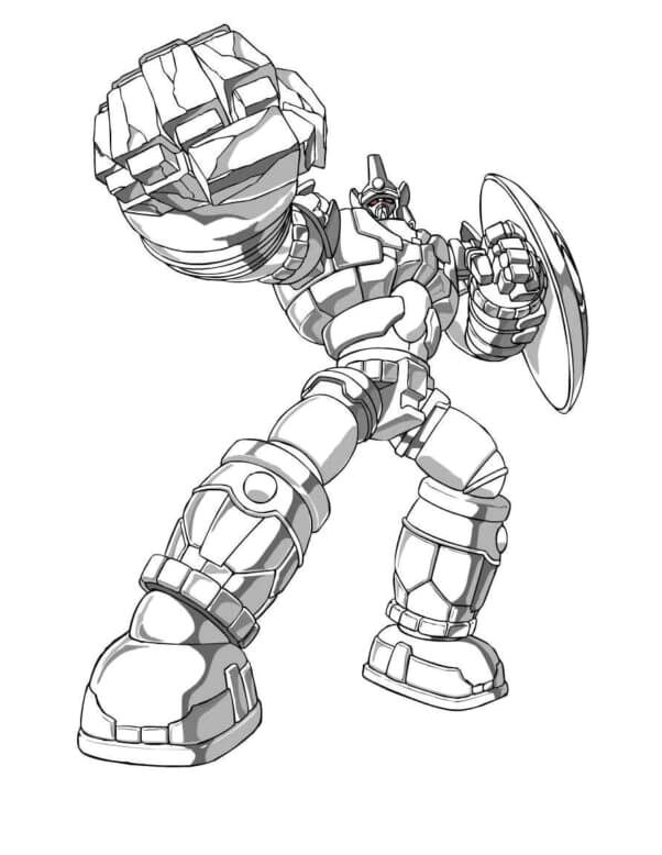 Griefbreaker Hammer Coloring Page