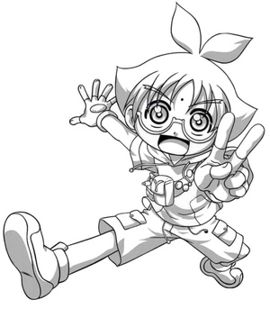 Marucho Marukura - The Funny Character Coloring Page
