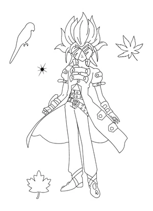 The primary inspiration behind the fighters in the blue masks Coloring Page