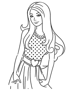 Barbie Printable with a Cute Design