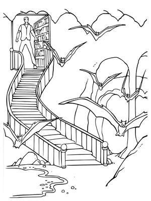 Batman - Bruce Wayne Coloring Page