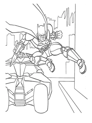 Batman Coloring Page 1 Coloring Page