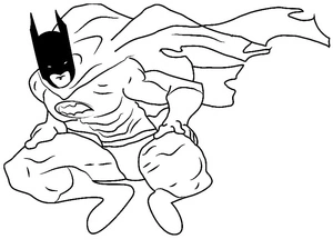 Cool Batman Coloring Page