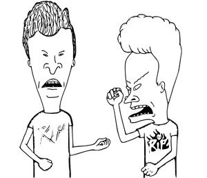 Printable Beavis and Butt-Head Coloring Page Coloring Page