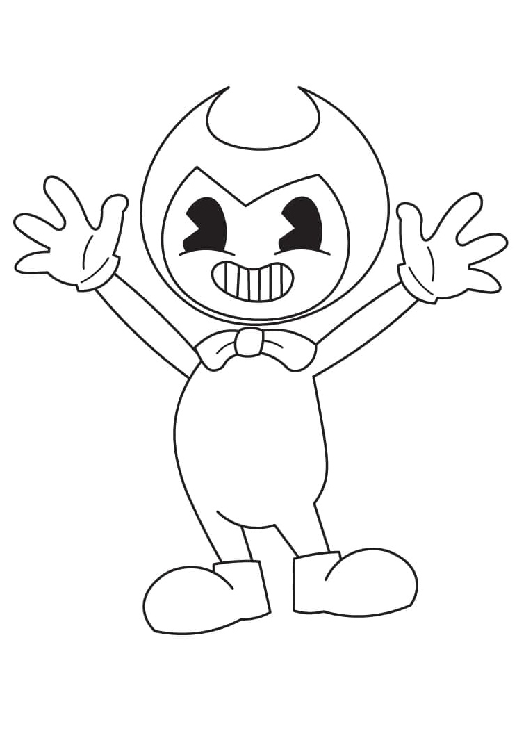 Bendy printable coloring page Coloring Page