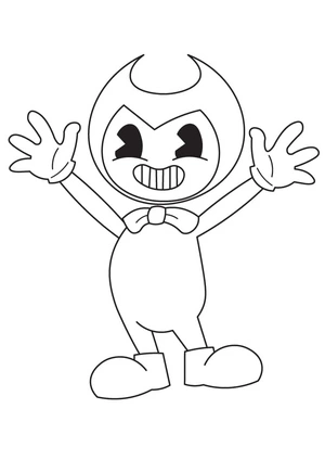 Bendy printable coloring page Coloring Page