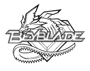 Beyblade Emblem Coloring Page